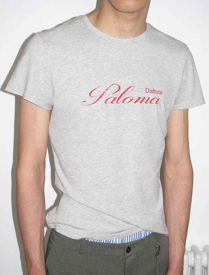 Paloma Wool DRINKINGMelange Tshirt With Print 039Disfruta Paloma039 Women Tops