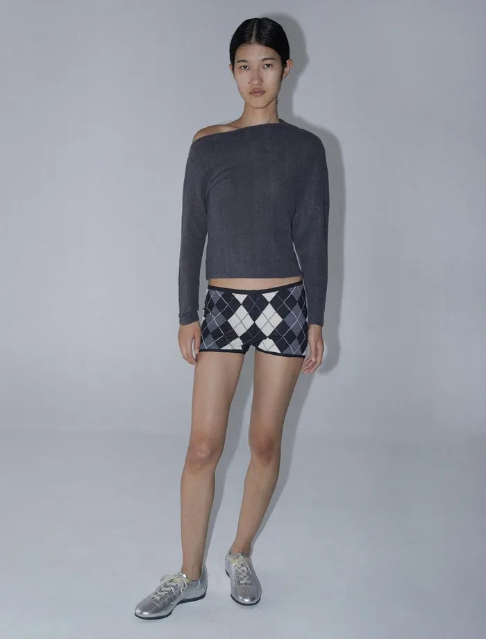 Paloma Wool GLAREDiamond Jacquard Shorts Women Bottoms