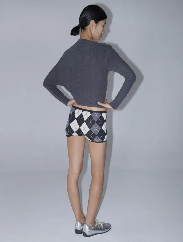 Paloma Wool GLAREDiamond Jacquard Shorts Women Bottoms