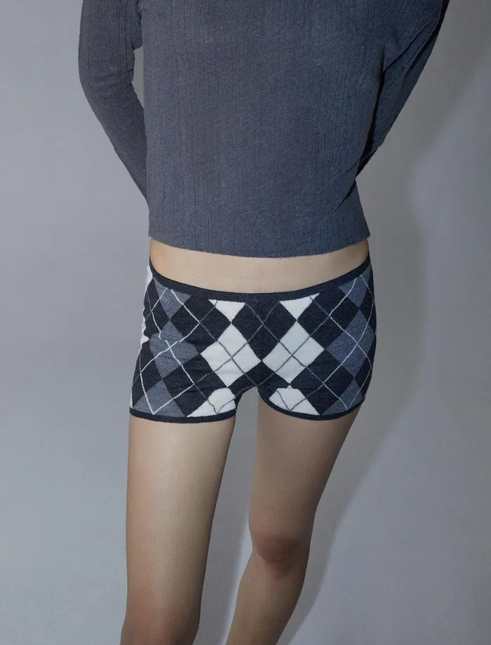 Paloma Wool GLAREDiamond Jacquard Shorts Women Bottoms