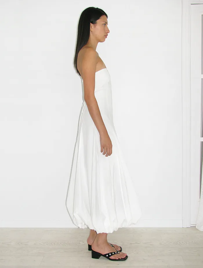 Paloma Wool GLOBO DRESSStrapless Long Balloon Dress With Adjustable Back Women Dresses