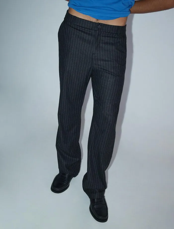 Paloma Wool HINA BTailored Style Woolen Men039s Striped Pants Pwman 8211 US