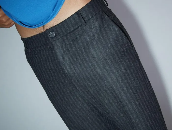 Paloma Wool HINA BTailored Style Woolen Men039s Striped Pants Pwman 8211 US