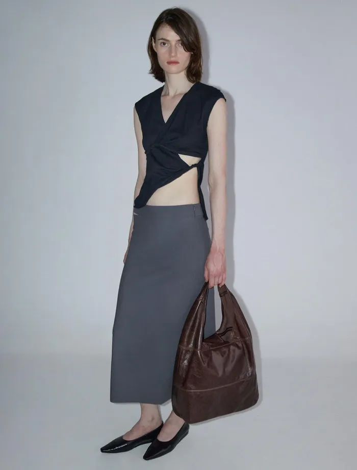 Paloma Wool JIAQILowwaisted Skirt With Zipped Waistband Women Bottoms