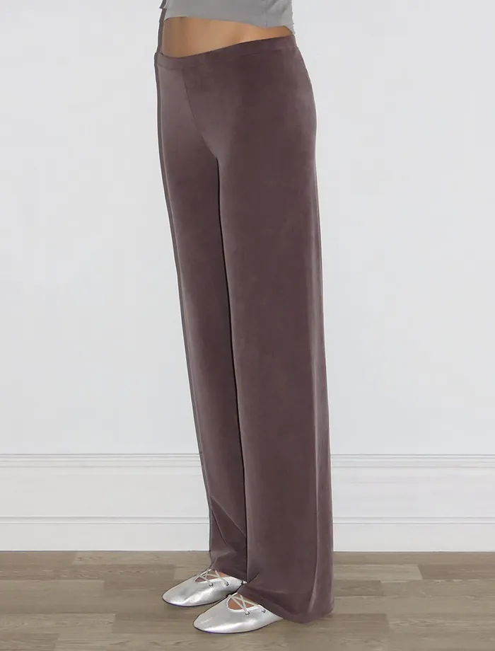 Paloma Wool JULIOMahogany Reedition Of 039Junio039 Cupro Pants With A Mid Raise Waist Women Bottoms