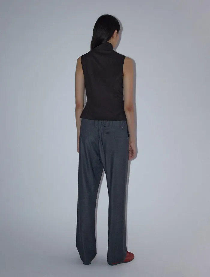 Paloma Wool LIS IIVest With Front Zipper And Snap Collar Women Tops