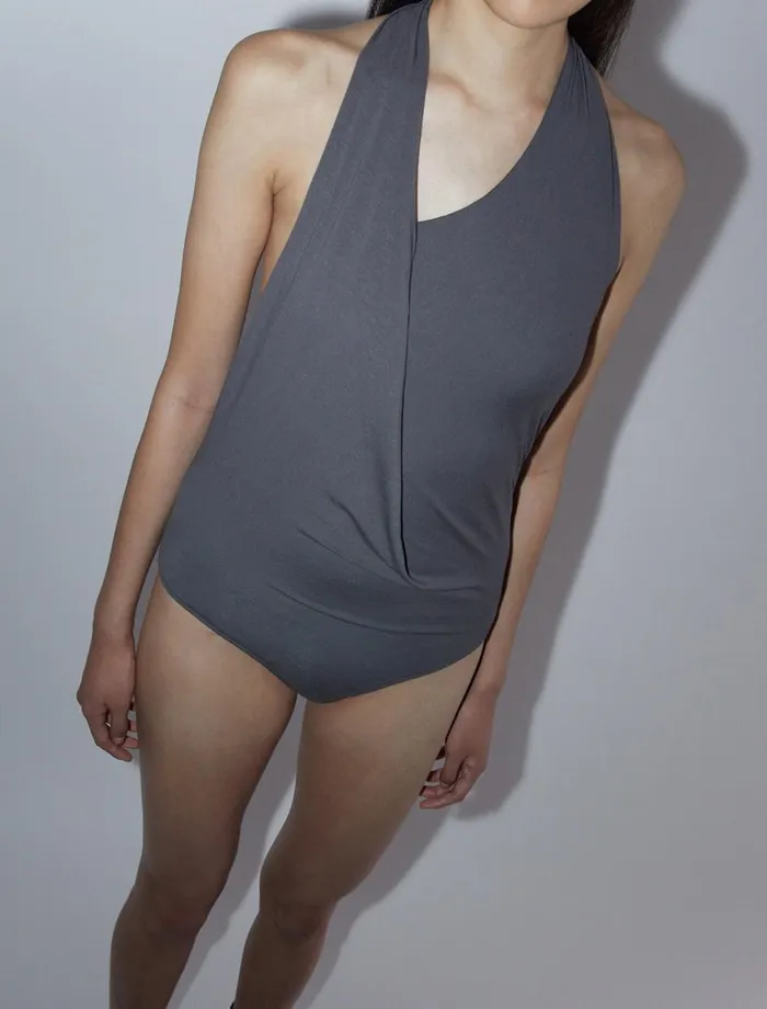 Paloma Wool LIVIADraped Neckline Halterneck Body Women Tops