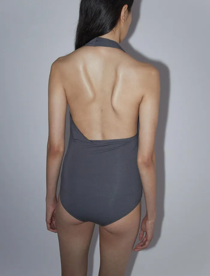 Paloma Wool LIVIADraped Neckline Halterneck Body Women Tops