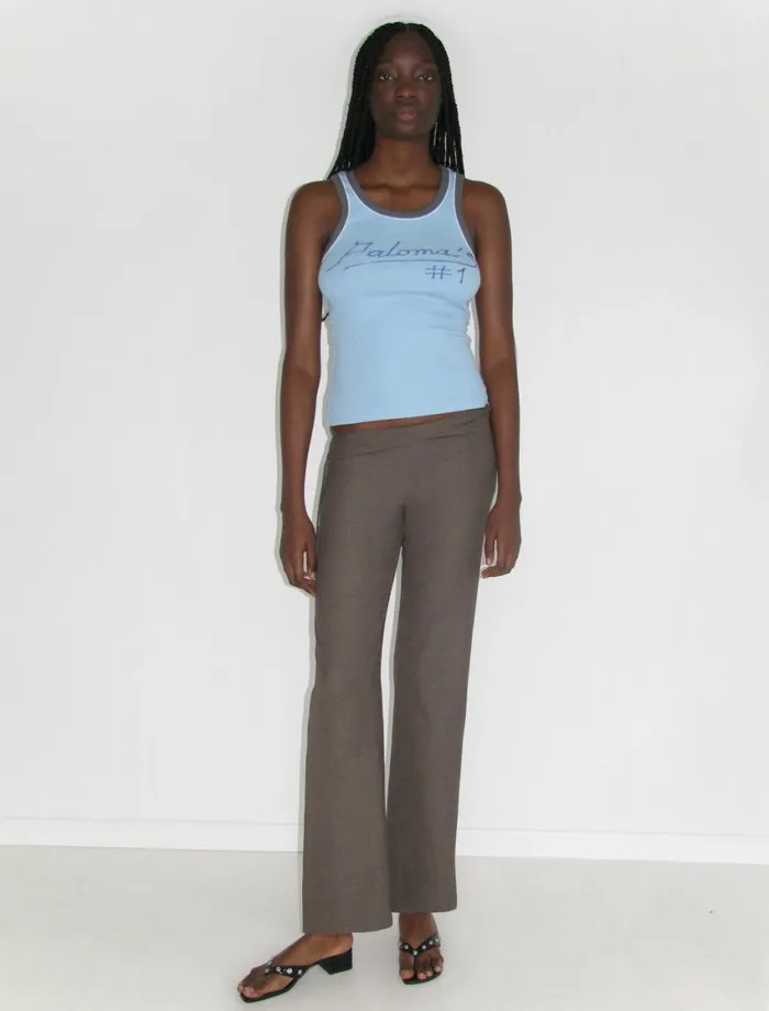 Paloma Wool PALOMA ISleeveless Rib Top With Digital Print Women Tops