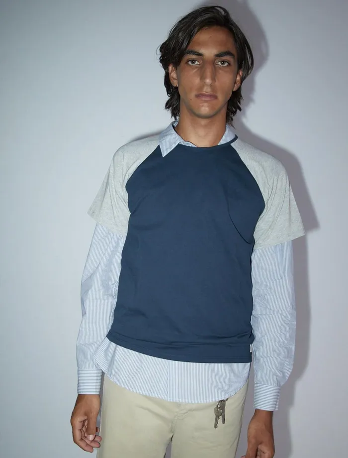 Paloma Wool PIBOTMen039s Tshirt With Contrasting Raglan Sleeves Pwman 8211 US