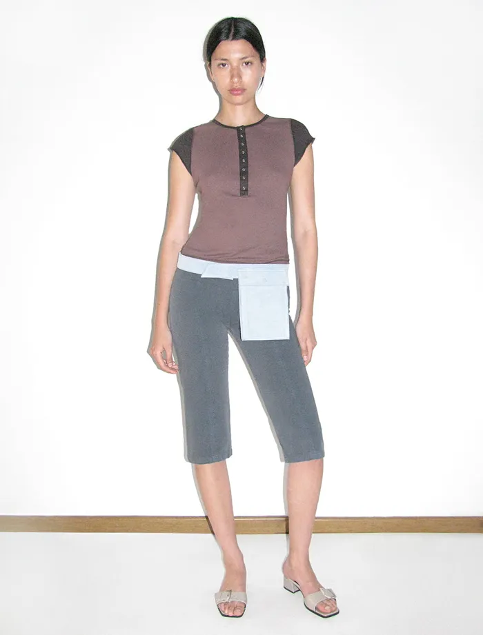 Paloma Wool RODHESHookandeye Closure Top With PW Embroidery Women Tops