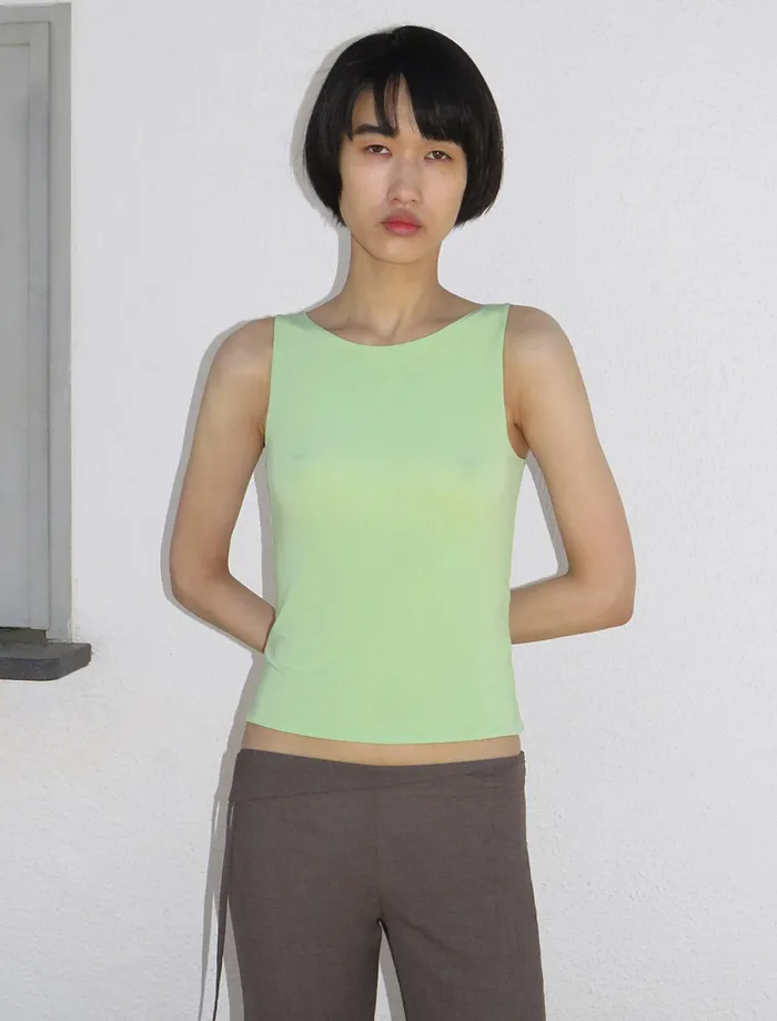 Paloma Wool SYDNEYGreen Twocolor Reversible Viscose Top Women Tops