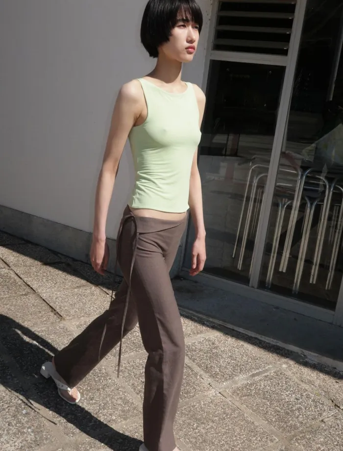 Paloma Wool SYDNEYGreen Twocolor Reversible Viscose Top Women Tops