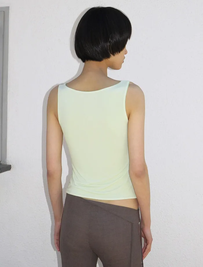 Paloma Wool SYDNEYGreen Twocolor Reversible Viscose Top Women Tops