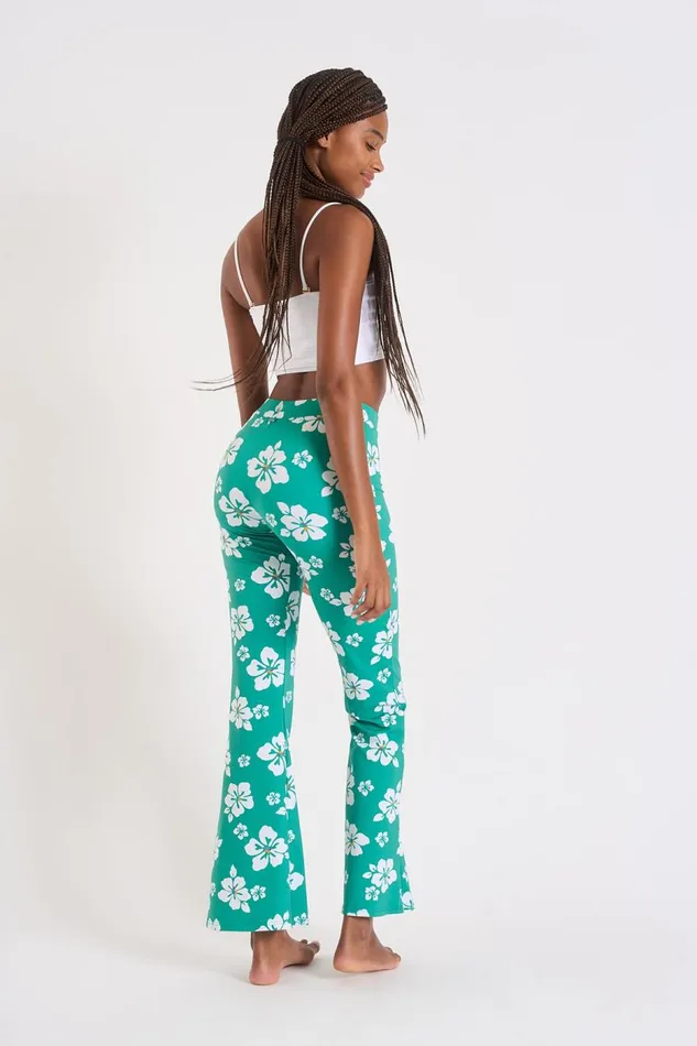 PANTALON BEACHWEAR Green 8211 NOELO ISLANDGIRL Green Women Banana Moon Pants