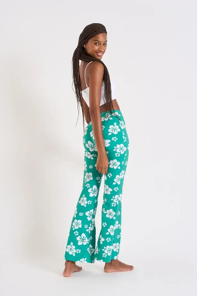 PANTALON BEACHWEAR Green 8211 NOELO ISLANDGIRL Green Women Banana Moon Pants