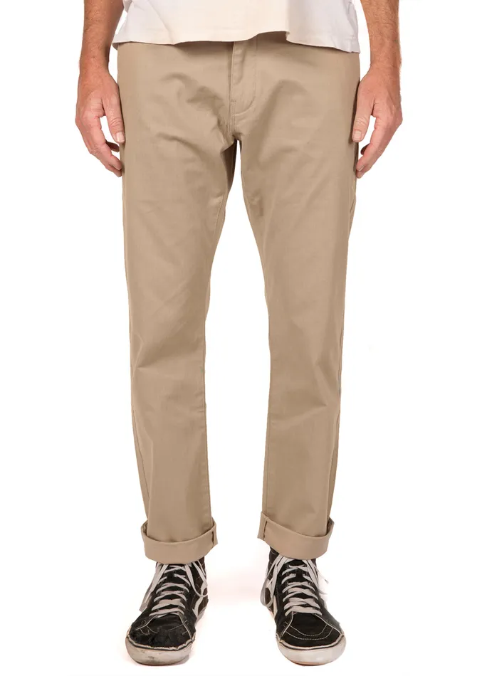 Pants and Denim Men Vissla Border Twill Pant 8211 Modern Fit Khaki Pants and Denim Men Vissla Border Twill Pant 8211 Modern Fit Khaki
