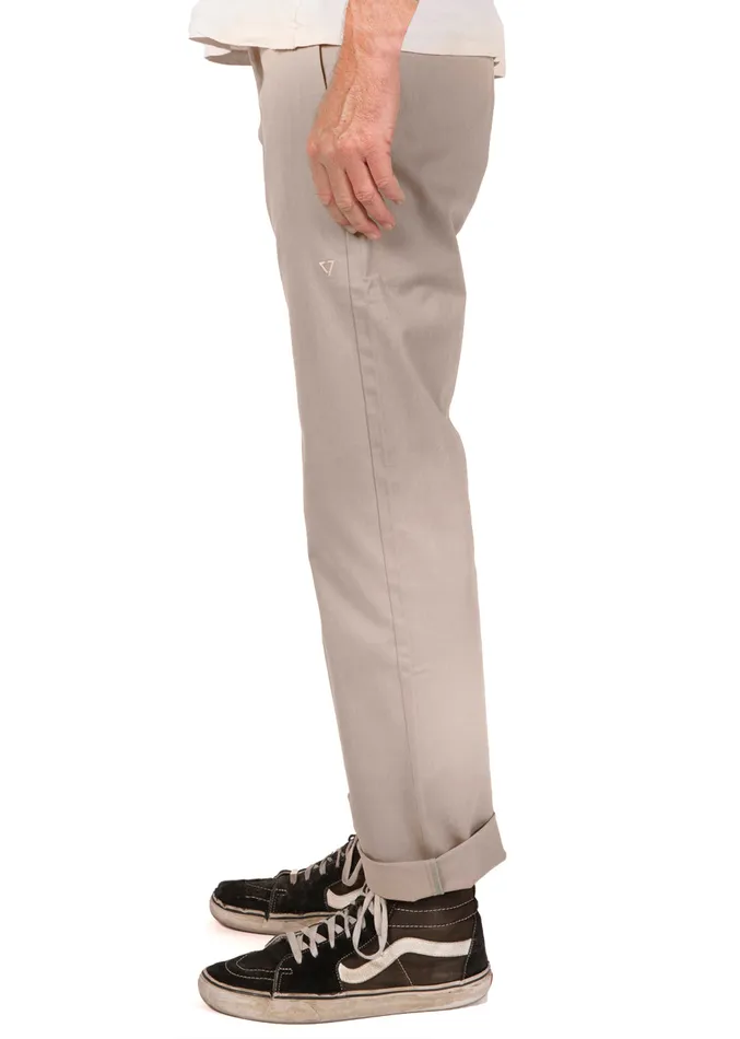 Pants and Denim Men Vissla Creators Port Chino Pant Khaki Pants and Denim Men Vissla Creators Port Chino Pant Khaki