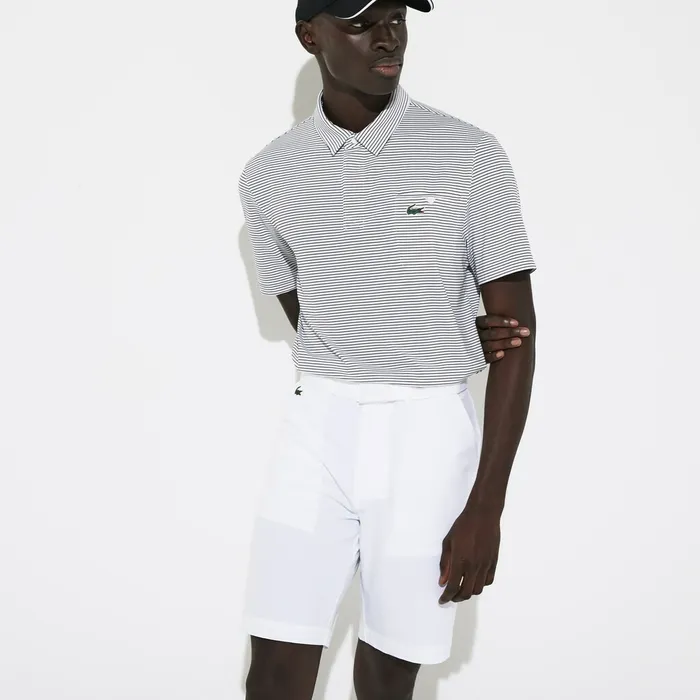 Pants and Shorts Lacoste Mens SPORT Breathable Stretch Golf Bermudas White Outlet Pants and Shorts Lacoste Mens SPORT Breathable Stretch Golf Bermudas White Outlet