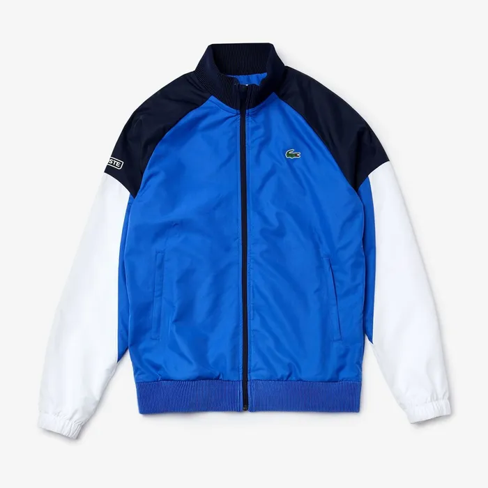 Pants and Shorts Lacoste Mens SPORT Colorblock JerseyLined Tracksuit BlueNavy BlueWhite Online Store