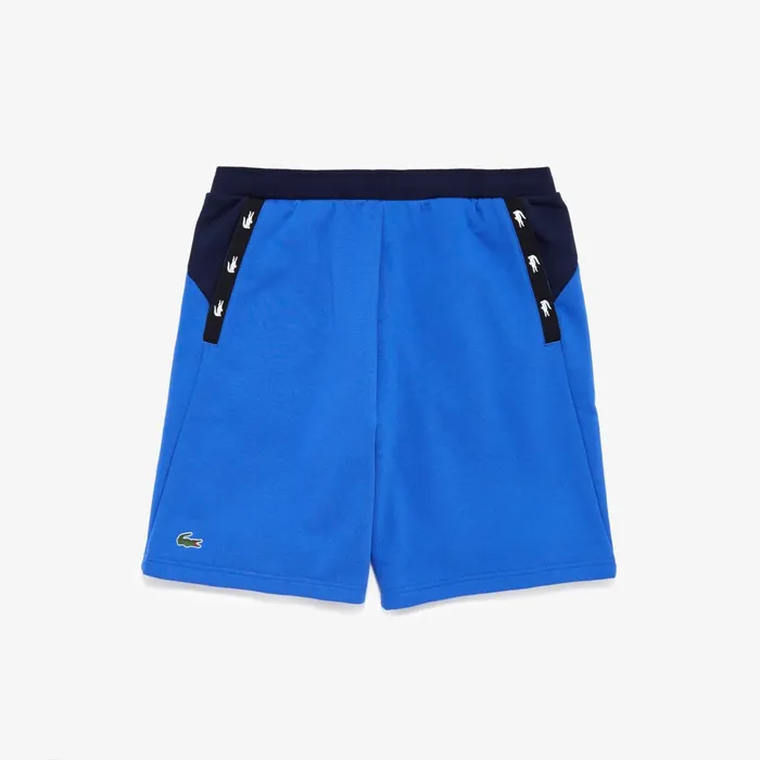 Pants and Shorts Lacoste Mens SPORT Crocodile Striped Colorblock Fleece Shorts BlueNavy Blue Online Outlet Store Pants and Shorts Lacoste Mens SPORT Crocodile Striped Colorblock Fleece Shorts BlueNavy Blue Online Outlet Store