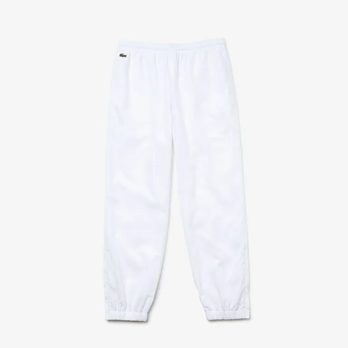 Pants and Shorts Lacoste Mens SPORT Performance Side Zip Track Pants White Shop
