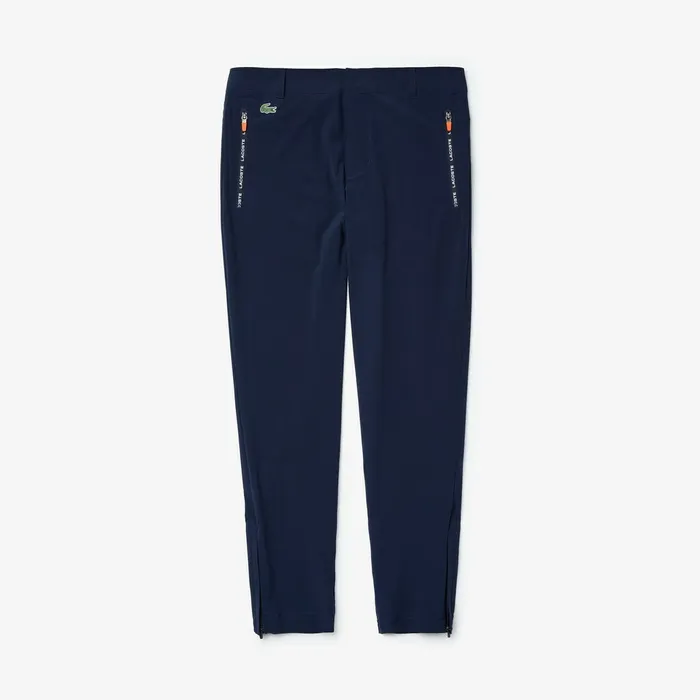 Pants and Shorts Lacoste Mens SPORT Stretch Golf Track Pants Navy BlueWhiteRed Store