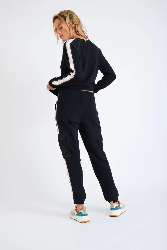 Pants Black 8211 RACE RUNNING Black Women Banana Moon Pants