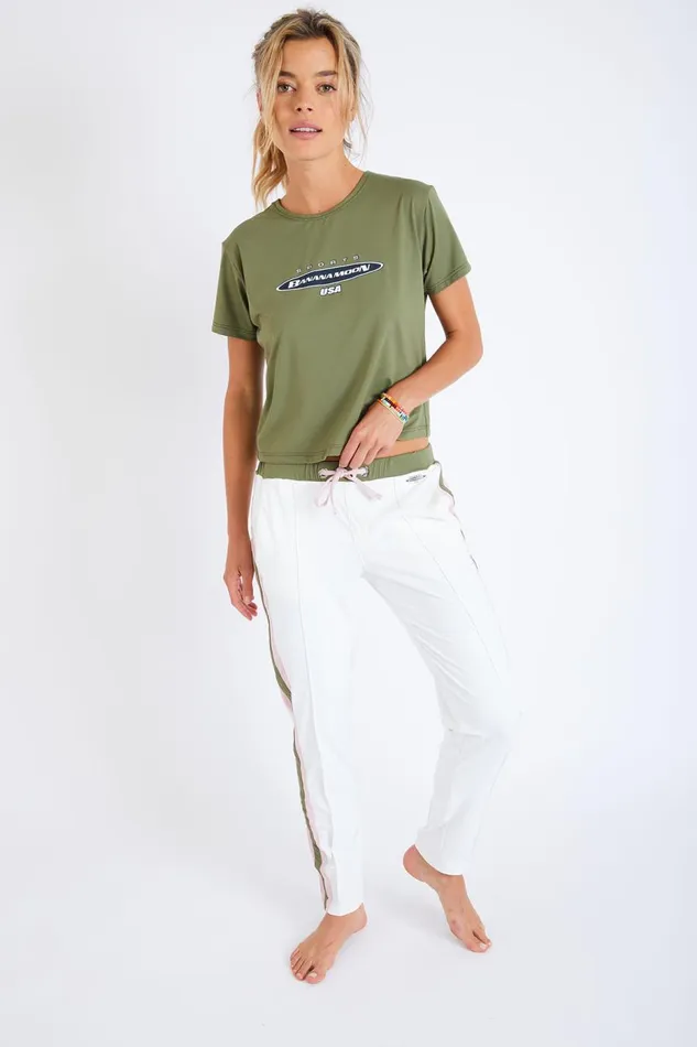 Pants Ecru 8211 OATKA SPRINT Ecru Women Banana Moon Leggings and Pants