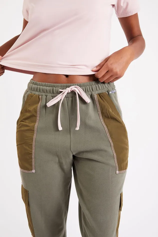 Pants Khaki 8211 RACE RUNNING Khaki Women Banana Moon Pants