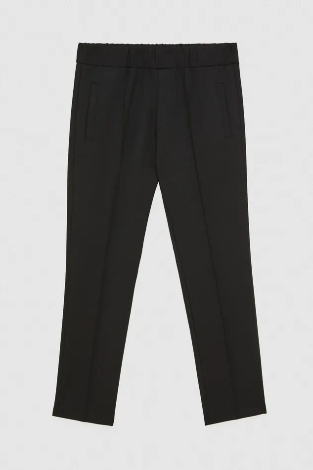 Pants Men Patrizia Pepe Pants With Elastic Waistband Nero