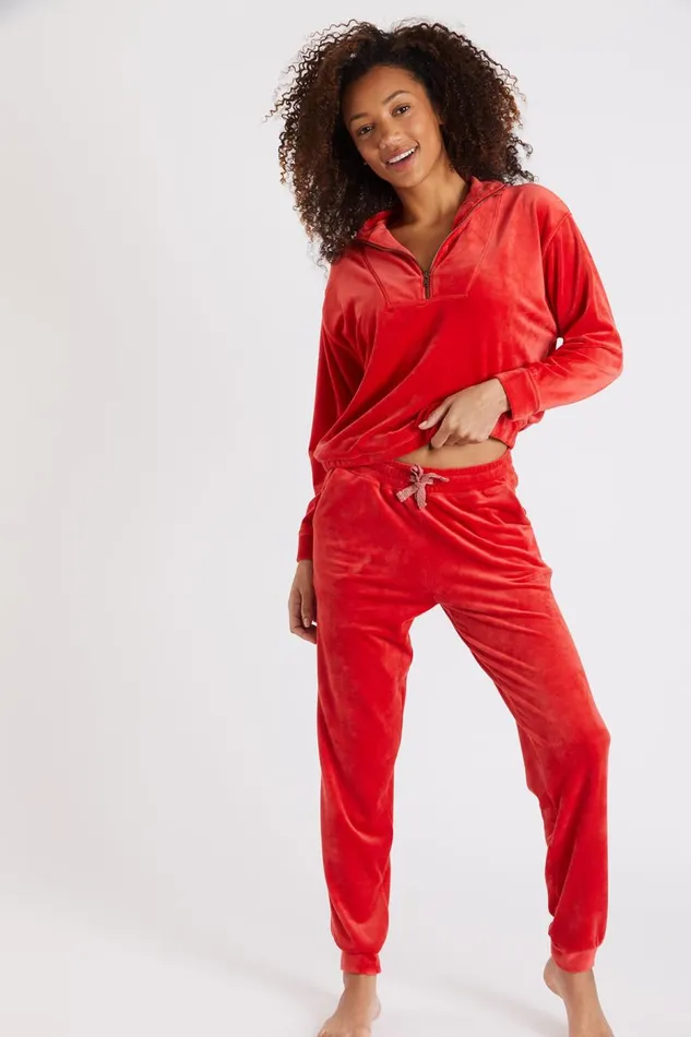 Pants Red 8211 QUICK SEALAKE Red Women Banana Moon Pants and Shorts