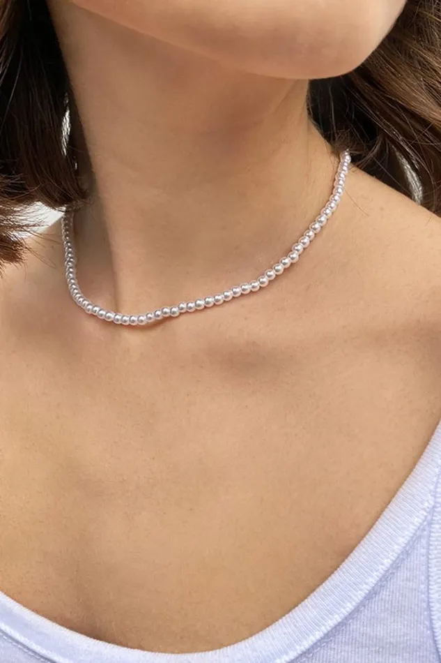Pearls Necklace Women Subdued Accessories