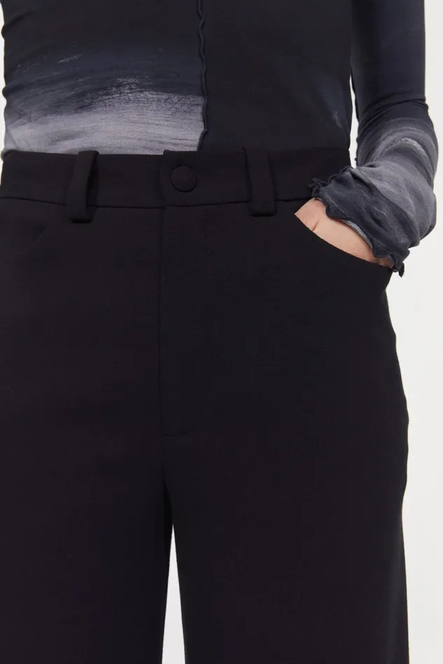 Petiso Drape Pants Black Women Rodebjer Trousers