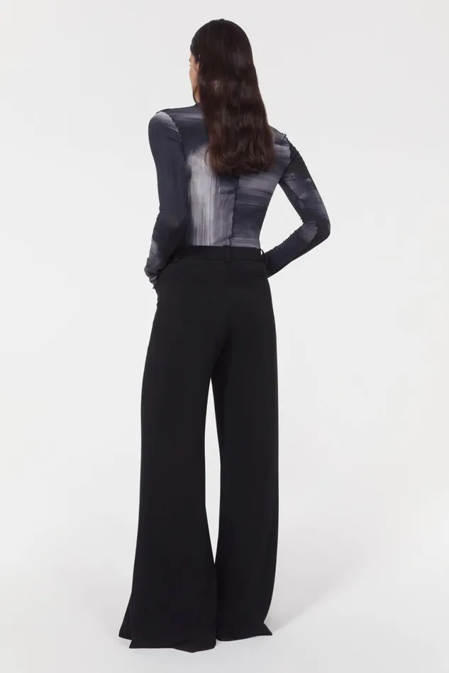 Petiso Drape Pants Black Women Rodebjer Trousers