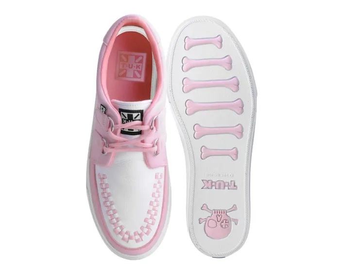 Pink and White 2Ring Creeper Sneaker Men TUK Shoes Sneakers Pink and White 2Ring Creeper Sneaker Men TUK Shoes Sneakers