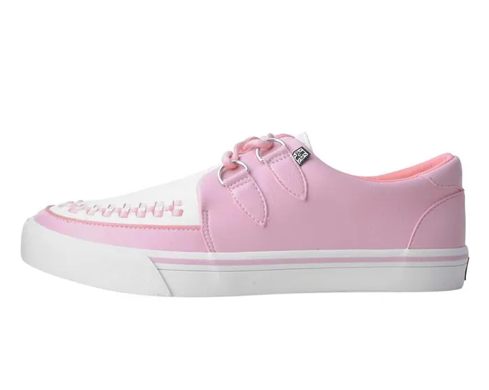 Pink and White 2Ring Creeper Sneaker Men TUK Shoes Sneakers Pink and White 2Ring Creeper Sneaker Men TUK Shoes Sneakers