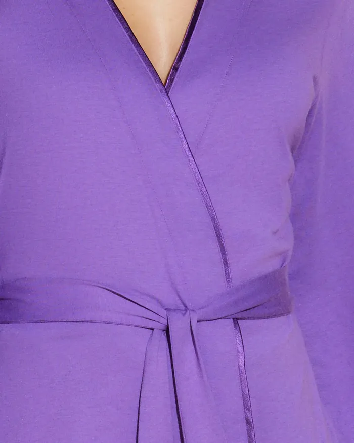 Pj Sets Women Cosabella Bella 3 Piece Set With Robe Cyclamencyclamen