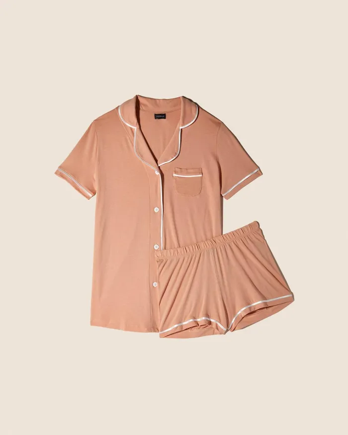 Pj Sets Women Cosabella Bella 4 Piece Ultimate Pj Pack Coppermoon Ivory