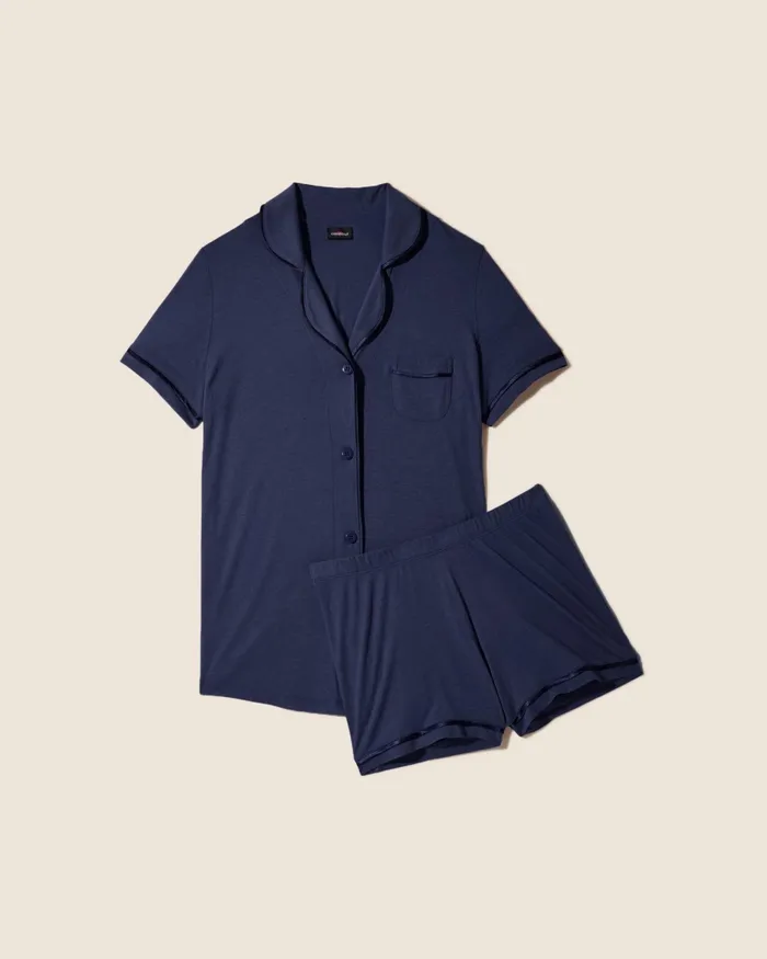 Pj Sets Women Cosabella Bella 4 Piece Ultimate Pj Pack Navynavy