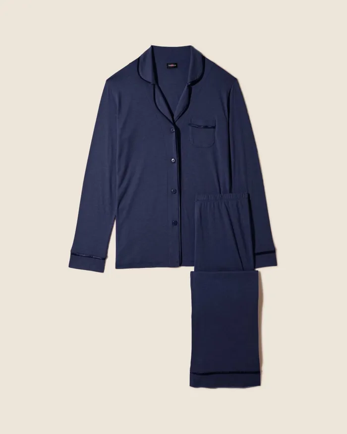 Pj Sets Women Cosabella Bella 4 Piece Ultimate Pj Pack Navynavy