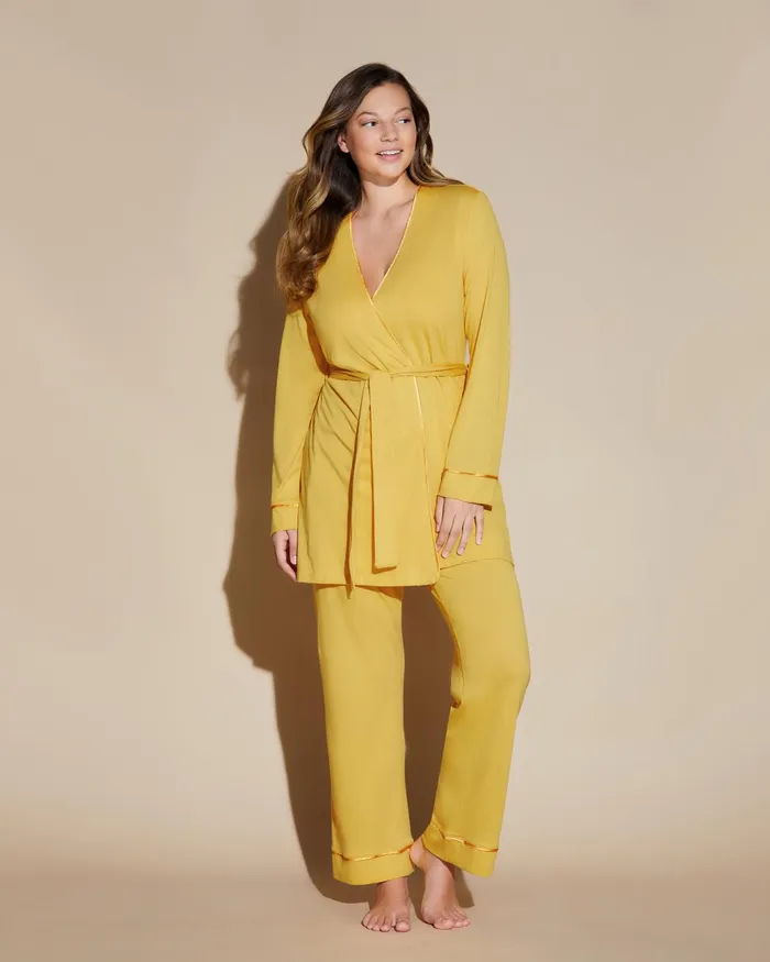 Pj Sets Women Cosabella Bella Curvy 3 Piece Set With Robe Serengeti Sunserengeti Sun Pj Sets Women Cosabella Bella Curvy 3 Piece Set With Robe Serengeti Sunserengeti Sun