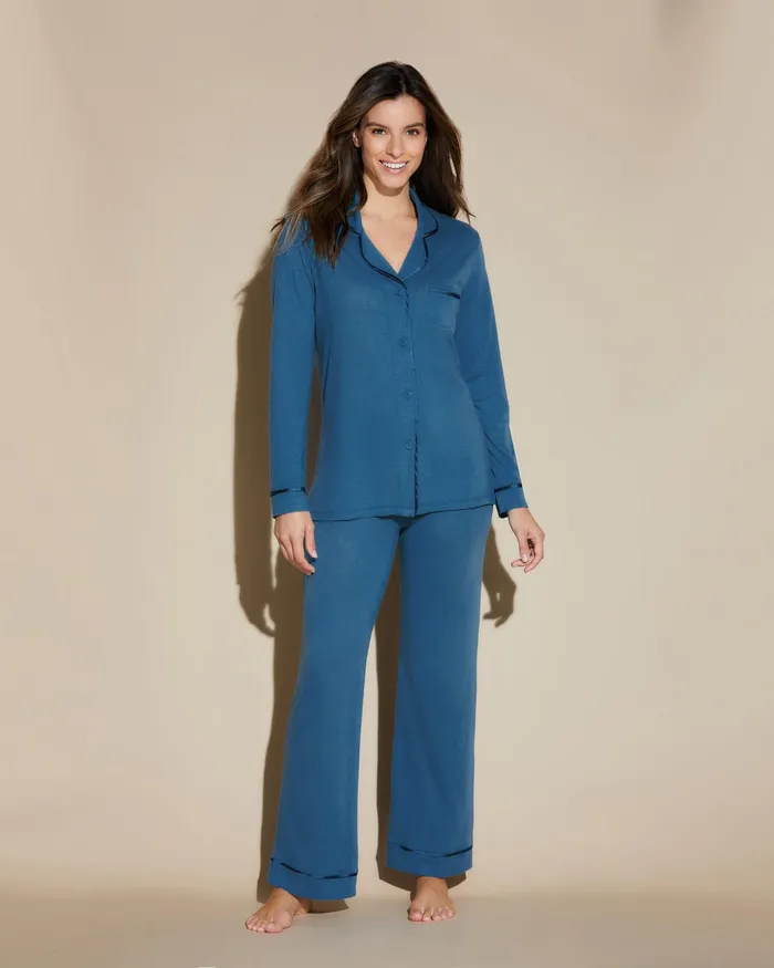 Pj Sets Women Cosabella Bella Long Sleeve Top and Pant Pajama Set Malawimalawi Pj Sets Women Cosabella Bella Long Sleeve Top and Pant Pajama Set Malawimalawi