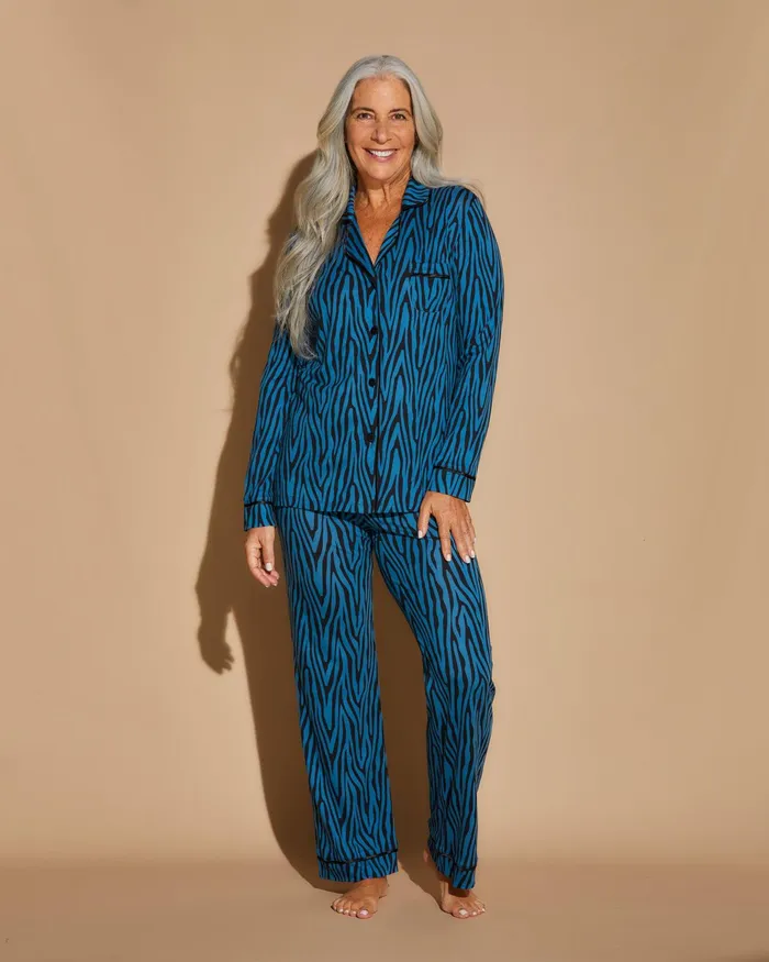 Pj Sets Women Cosabella Bella Printed Long Sleeve Top and Pant Pajamas Zebra Malawiblack Pj Sets Women Cosabella Bella Printed Long Sleeve Top and Pant Pajamas Zebra Malawiblack