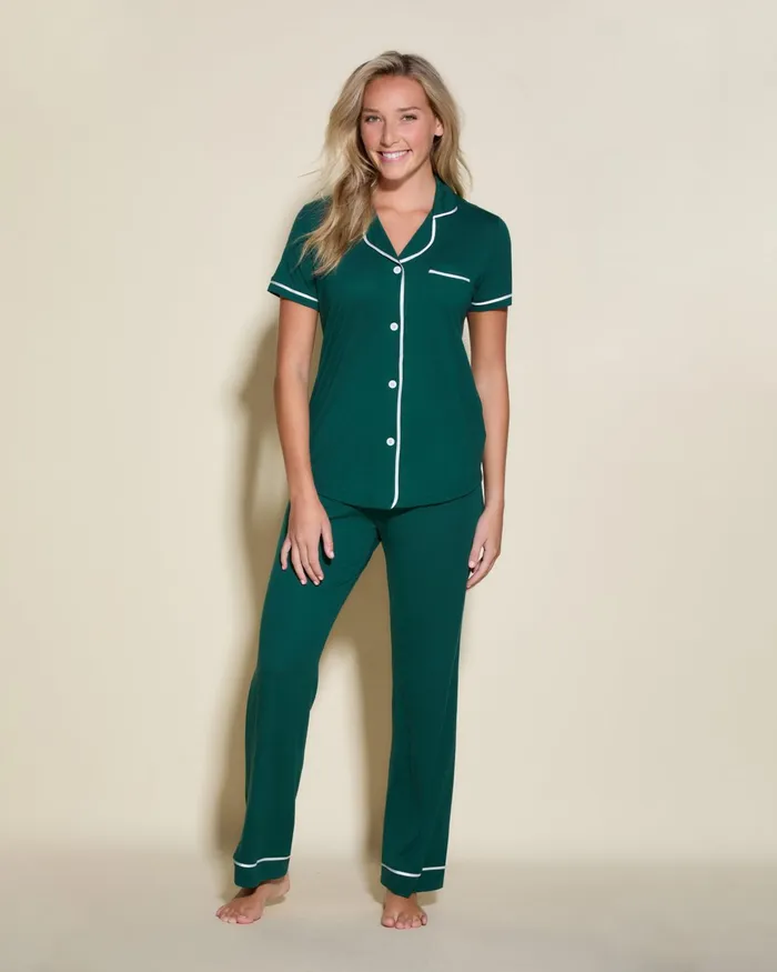 Pj Sets Women Cosabella Bella Short Sleeve Top and Pant Pajama Set Congoivory Pj Sets Women Cosabella Bella Short Sleeve Top and Pant Pajama Set Congoivory