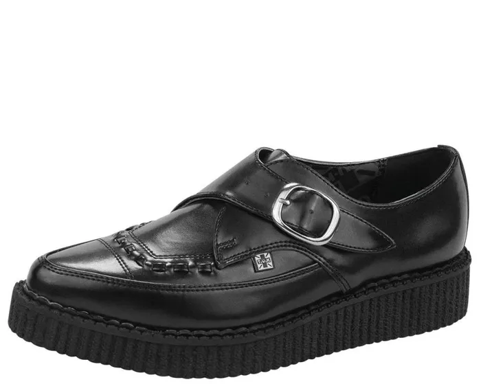 Pointed Buckle Creepers Men TUK Shoes Dress Shoes