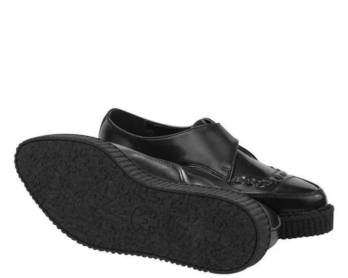 Pointed Buckle Creepers Men TUK Shoes Dress Shoes