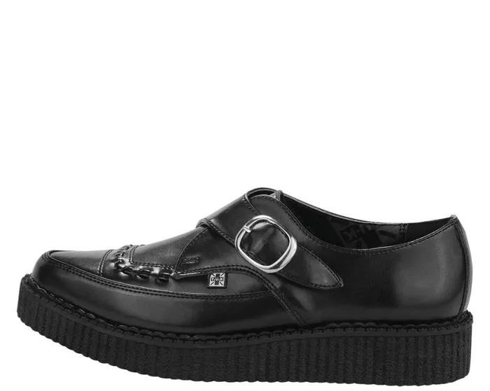 Pointed Buckle Creepers Men TUK Shoes Dress Shoes