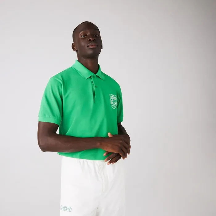 Polos Lacoste Mens and The Everglades Foundation CoBranded Polo Green Outlet