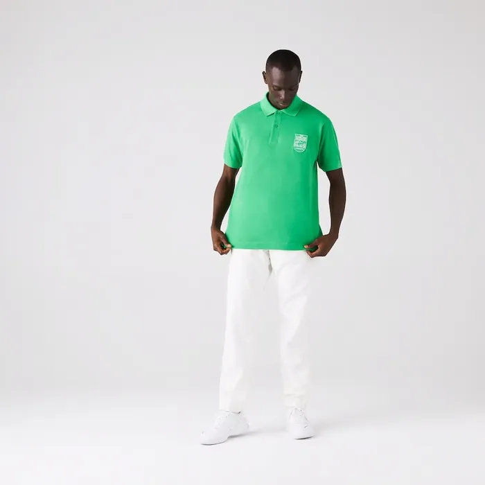 Polos Lacoste Mens and The Everglades Foundation CoBranded Polo Green Outlet